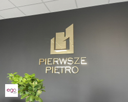 logo-3D-złote-lustrzane-dla-biura-nieruchomości