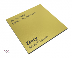 dibond-kolor-złoty-szczotkowany
