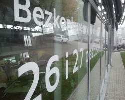 Oklejnie okien folią  ploterową 